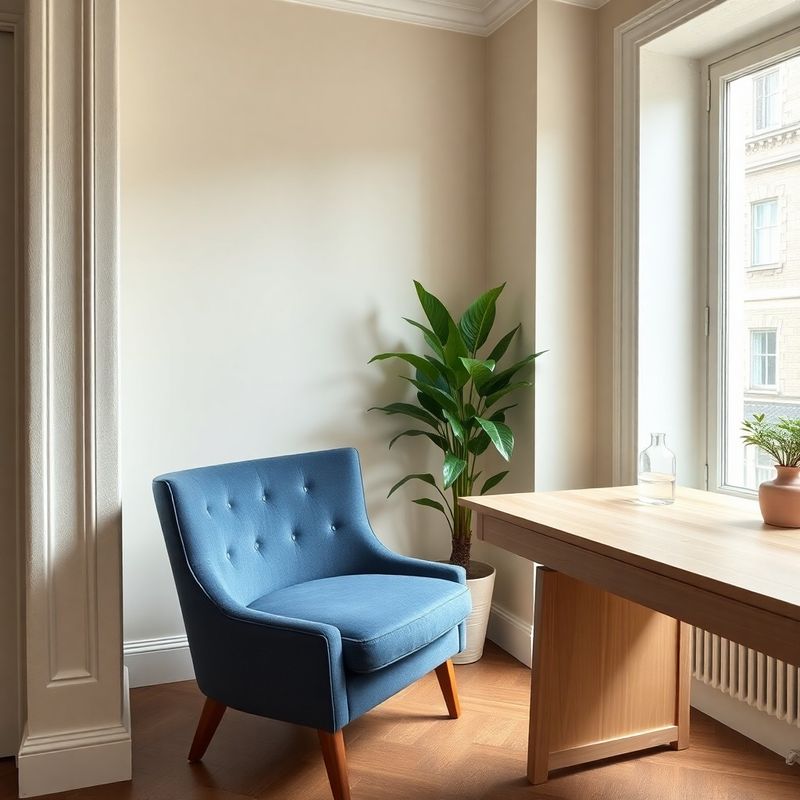 Intérieur lumineux du bureau de consulting SEO à Nice